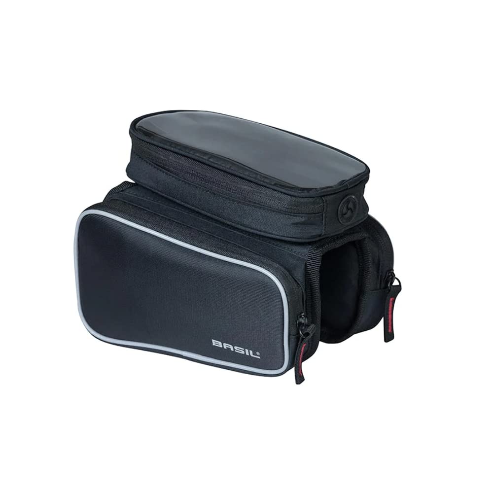 Basil Unisex - Adult Frame Bag 2179225350 Frame Bag, Black, One Size