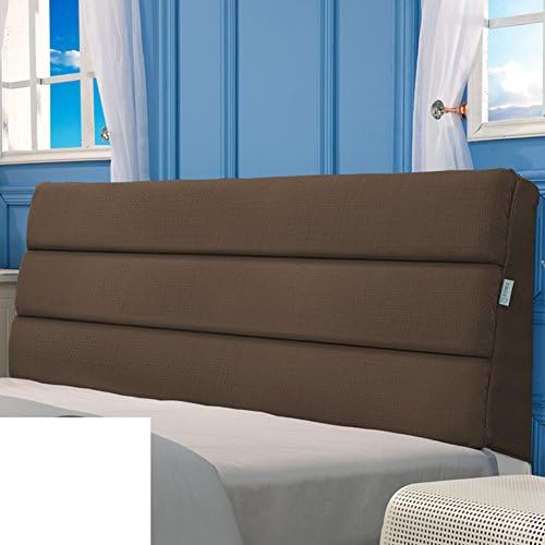 Pure color bed soft bag Back Back cushion Throw pillows on the bed Double bed backrest Fabric headboard cover Tatami cushion-C 120x50x5cm(47x20x2)