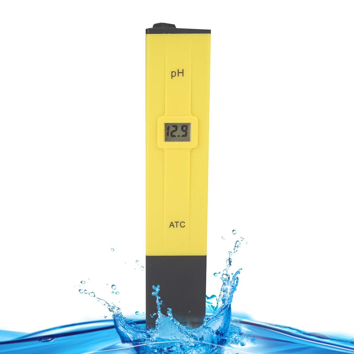 ANPETBEST Digital PH Meter, Pen PH Tester 0.01 PH High Accuracy with 2 Standard PH Buffer Powders for Household Drinking, Pool, Soil, Aquarium Water