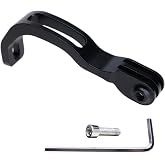 NELboNs Bicycle Out-Front Light Mounting Bracket | Compatible with Bromp ton 3 Sixty Folding Bikes, Alloy Mount, For Bike Lights