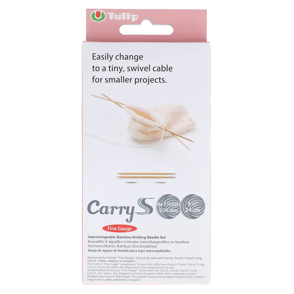 Tulip CarryS 2.5 mm Interchangeable Bamboo Knitting Needle Tip – 1 piece