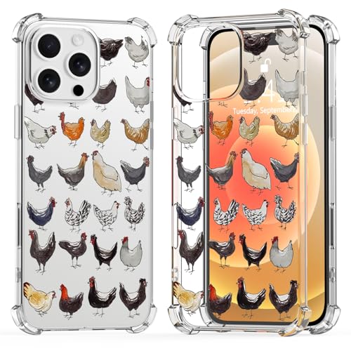 LuGeKe Cute Chicken Print Case