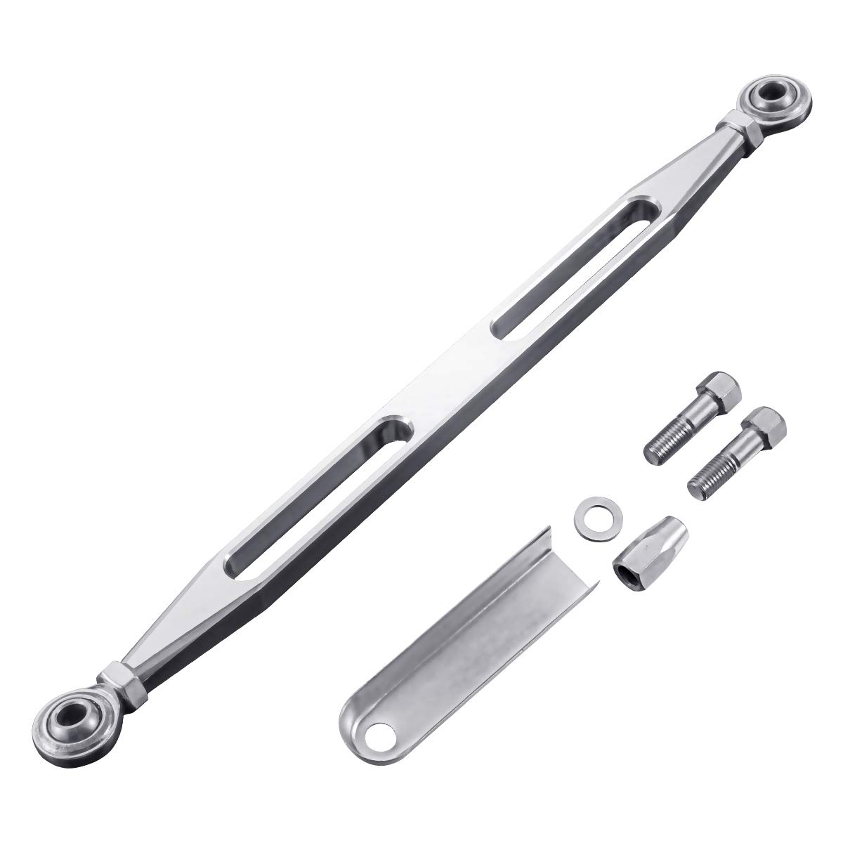 KATUR Motorcycle CNC Shift Linkage for Har ley Dav idson Electra Street Tour Glides Trikes 1980-2017 (Silver)