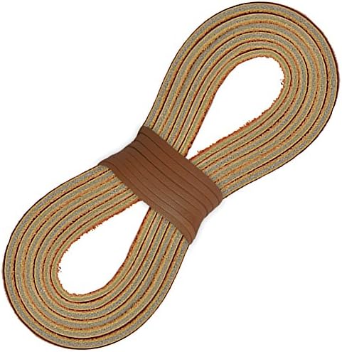 Leather Laces For Boots, Boat Shoes, Arts & Crafts - 72 Inch - Just Cut to Fit