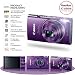 Canon PowerShot ELPH 360 HS Digital Camera (Purple) + Black Point & Shoot Case + AC/DC Travel Charger & Replacement Battery + Transcend 32GB UHS-I U1 SD Memory Card + Top Value Accessories!thumb 1