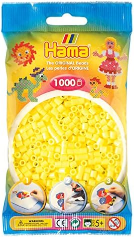 Hama Beads Pastel Yellow 1000 Beads