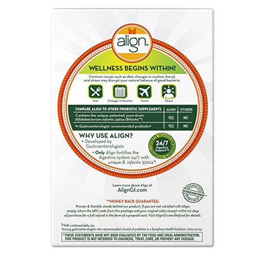 Align Daily Probiotic Supplement, Probiotics Supplement, 14 Capsules