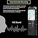 Digital Voice Recorder - FecPecu 8GB 1536Kbps Multifunctional Dictaphone HD Recording Double Microphone/Noise Cancelling/Voice Activated MP3 Dgital Audio Player for Class, Lectures, Interview (FVRT60)