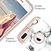 iPhone 7 Plus Case, Imikoko iPhone 8 Plus Marble Case Hybrid Protective with Hard PC Plastic Slim Cute Case Cover for iPhone 7/8 Plus