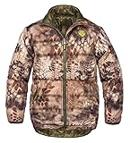 KODA Adventure Gear, Warm Polyester Kryptek Highlander Camo, Flexible Kids Camp One Base Jacket Coat