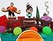 Wreck-It Ralph Birthday Cupcake Topper Set Featuring Ralph & Vanellope Figures and Decorative Themed Accessories