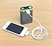 EnergyFlux Enduro Rechargeable Hand Warmer 7800mAh / USB Portable Charger Power Bank Battery Pack with 55lm LED Flashlight (Green)