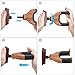 PUNK Auto Lock Safety Wooden Wall Mount Holder, Classical, Electric, Acoustic, Guitar Bass Hanger