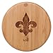 Totally Bamboo Eco-Friendly Salt Box, Fleur-de-lis with 