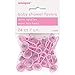 Mini Plastic Pink Rattle Girl Baby Shower Favor Charms, 24ct