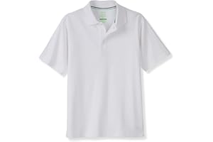 French Toast Girls Adaptive Short Sleeve Polo Shirt | Hook and Loop Placket | Flat Seams