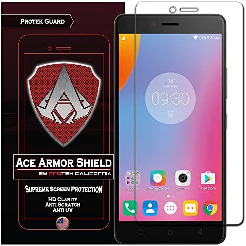 Lenovo K6 Note (2-Pack) Ace Armor Shield CASE FRIENDLY Screen Protector Clear Bubble Free Shield with free lifetime replacement