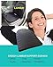 ERGO21 Lumbar Support Pillow for Office Chair, Car, Driving Seat, Auto, Lower Back Pain | Great Back Support with Liquid Filled Membranes | Small Size, (18