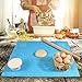 Aeegulle Extra Large Silicone Baking Mat 23.6X19.6 Inch Heat Resistant Non-stick Non-slip Pastry Mat Thick Countertop Protector with Measurements for Rolling Dough Kneading Baking Pie and Fondant