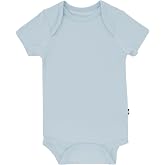 KYTE BABY Short Sleeve Baby Bodysuit, Buttery Soft Rayon Made From Bamboo, Wardrobe Essential For Newborn and Baby