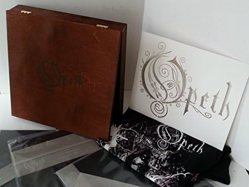 OPETH the wooden box, box set includes 6 x vinyl, stencil and t-shirt, white vinyl