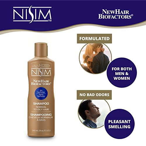 NISIM NewHair BioFactors Shampoo for Normal To Oily Hair Deep