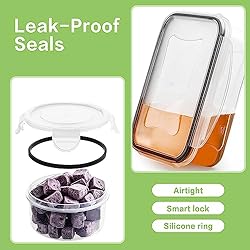 HOMBERKING 32 Pieces Food Storage Containers Set