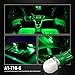 SiriusLED Super Bright 1 W LED Bulbs with 360 Degree Projection for Car Interior Lights Gauge Instrument Panel Dome Map Side Marker Door Courtesy License Plate T10 168 192 194 2825 W5W Green