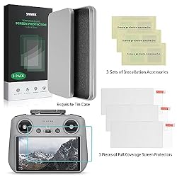 SYMIK 3PCS Tempered Glass Screen Protectors for DJI