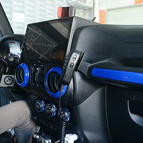 ZGAUTO CB Mic Mount/Passenger Grab Bar Microphone Holder/Handheld CB