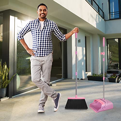 Chouqing Broom and Dustpan Set for Home,Broom and Dustpan Set,Broom