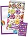 iscream Seal and Send 40 Sheet Stationery Note Card Pad with Seals - Dozens of Donuts
