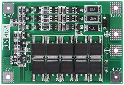 Aawsome 3S 11.1V 12.6V 40A W/Balance 18650 Li-ion Lithium Battery BMS Protection Board