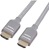 Amazon Basics High-Speed HDMI Cable (48Gbps, 8K/60Hz ) - 6 Feet, Dark Gray