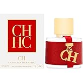 Carolina Herrera Ch Fragrance For Women - Fresh Floral Amber Scent - Top Notes Of Bergamot, Orange, Grapefruit And Juicy Melon - Floral Heart Notes - Ends With Tasty Base Notes - Edt Spray - 1.7 Oz