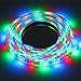Lemonbest 2m 6.5ft 120leds Resin Flexible Color Changing USB LED Strip Lights RGB 3528smd 5V Waterproof (Multi-Colored)