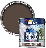 Dulux Weather Shield Exterior High Gloss Paint 750 ml Conker view 6