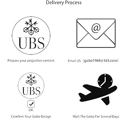 90W LED Logo GOBO Projector Image Rotation IP67