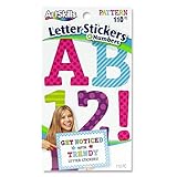 ArtSkills Alpha stickers, A-Z -0-9, Assorted Colors, 110 Count (PA-2048)