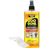 Goo Gone Spray Pro-Power Adhesive Remover with Scraper, Surface Safe, 16 Oz | Professional Strength, Easily Removes Wood Glue, Grease, Tar, Stickers, Goos, Wet Paint, Wax, Tape &amp; Grime, Fast Working