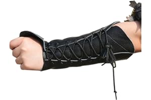 Nachvorn Handmade Leather Arm Guard Bow Hand Shooting Glove