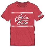 Fallout Nuka Cola Mens Red T-shirt Licensed