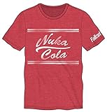 Fallout Nuka Cola Mens Red T-Shirt Licensed