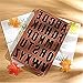 M-ELEGANT 26 Cavities Alphabet Silicone Cake Baking Mold Cake Pan Muffin Cups Handmade Soap Moulds Biscuit Chocolate Ice Cube Tray DIY Mold