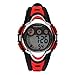 Hiwatch Youth Waterproof Watch Digital Sports Watch with Alarm Stopwatch for Kids Girls Boys Red