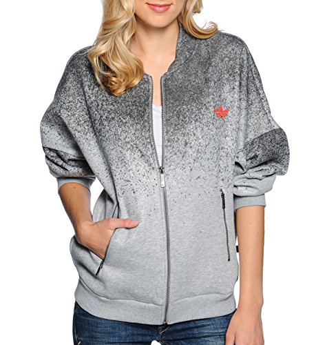 Adidas Originals X Rita Supergirl Trefoil Track Top-Light/Dark Grey-Large