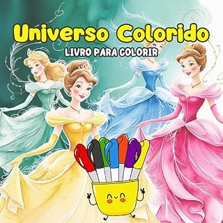 Livro Universo Colorido: Colorindo o Reino das Princesas