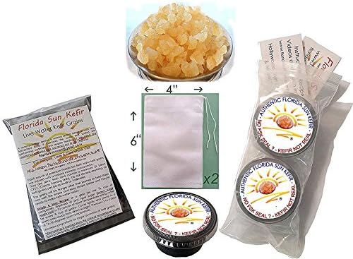 Sale!!!! 1/2 Cup Live Organic Water Kefir Grains (Tibicos) Natural Probiotics
