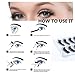 5D Real Mink False Eyelashes Natural Fake Eyelashes Pack Natural Look Eyelash Strip Mink Lashes Set Long Thick