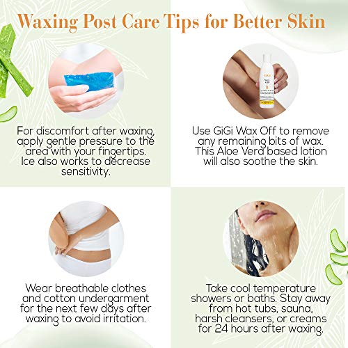 GiGi Wax Off Hair Wax Remover for Skin with Aloe Vera, 8 oz - //medicalbooks.filipinodoctors.org
